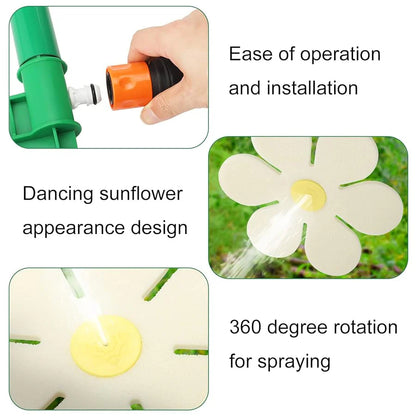 💧🌻 2026-ban piacra kerülő, Napraforgó alakú kerti szórófej | DAISYSPRINK