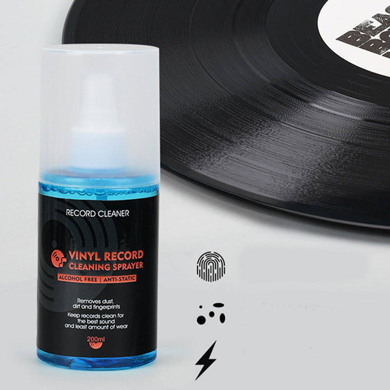 🎵 Kettőt az áráért 💥✨ Antistatikus tisztító spray vinylemezekhez