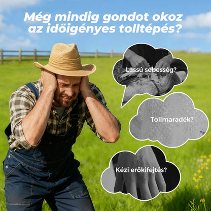 🔥🐓 Elektromos baromfi-tolltépő gép – egyszerű, idő- és energiatakarékos tolltépés! 🦆