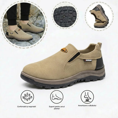 🎁Ultima zi pentru a te bucura de o reducere de 50%, nu o rata! ⏰Fabricați din piele de vițel australiană🐂Suport pentru picioare - ameliorează durerea de picioare✅Impermeabili și antiderapanți, confortabili la mers✅Eleganți și versatili.