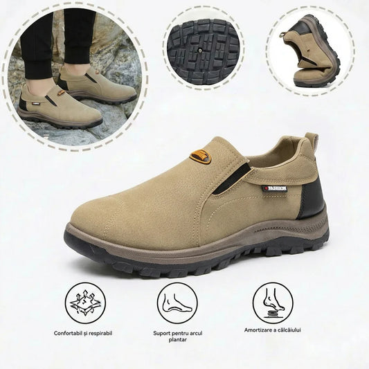 🎁Ultima zi pentru a te bucura de o reducere de 50%, nu o rata! ⏰Fabricați din piele de vițel australiană🐂Suport pentru picioare - ameliorează durerea de picioare✅Impermeabili și antiderapanți, confortabili la mers✅Eleganți și versatili.