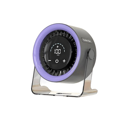 🏆🔥2026 asztali ventilátor – USB-ről tölthető, LED-kijelzővel📊  Rendkívül csendes, hálószobába😴, irodába🖥️ és kempingezéshez🏕️ is alkalmas