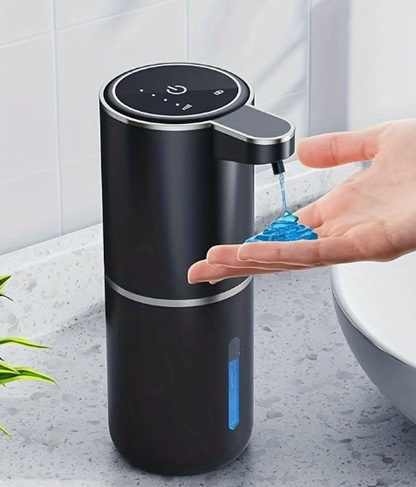 🧼✨ Intelligens, 4 fokozatú habos kézmosó adagoló – infravörös érzékelő · automatikus habadagolás · érintésmentes, így higiénikusabb · IPX5 vízálló