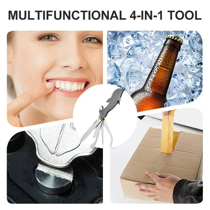 🐬 4 az 1-ben összecsukható rozsdamentes acél szájápoló szerszám szett | DENTAL TOOL