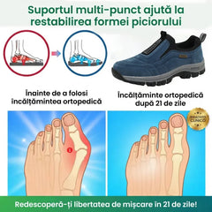 🎁Ultima zi pentru a profita de reducerea de 50%! Nu rata ocazia! ⏰ Ameliorează durerile de picioare și fasciita plantară: încălțăminte ortopedică impermeabilă și antiderapantă.