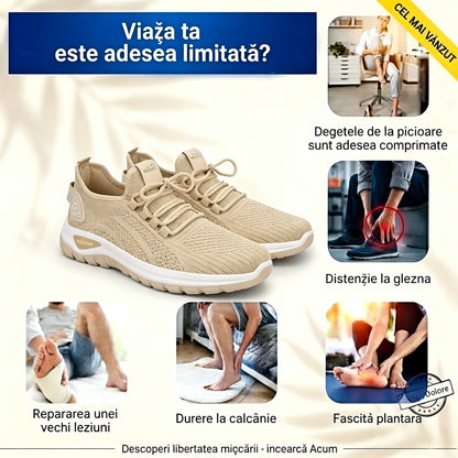 🔥Noutăți, astăzi la jumătate de preț pentru o perioadă limitată | Design ergonomic ✅Absorbție superioară a șocurilor ✅Corecție a mersului ✅Confortabile și versatile